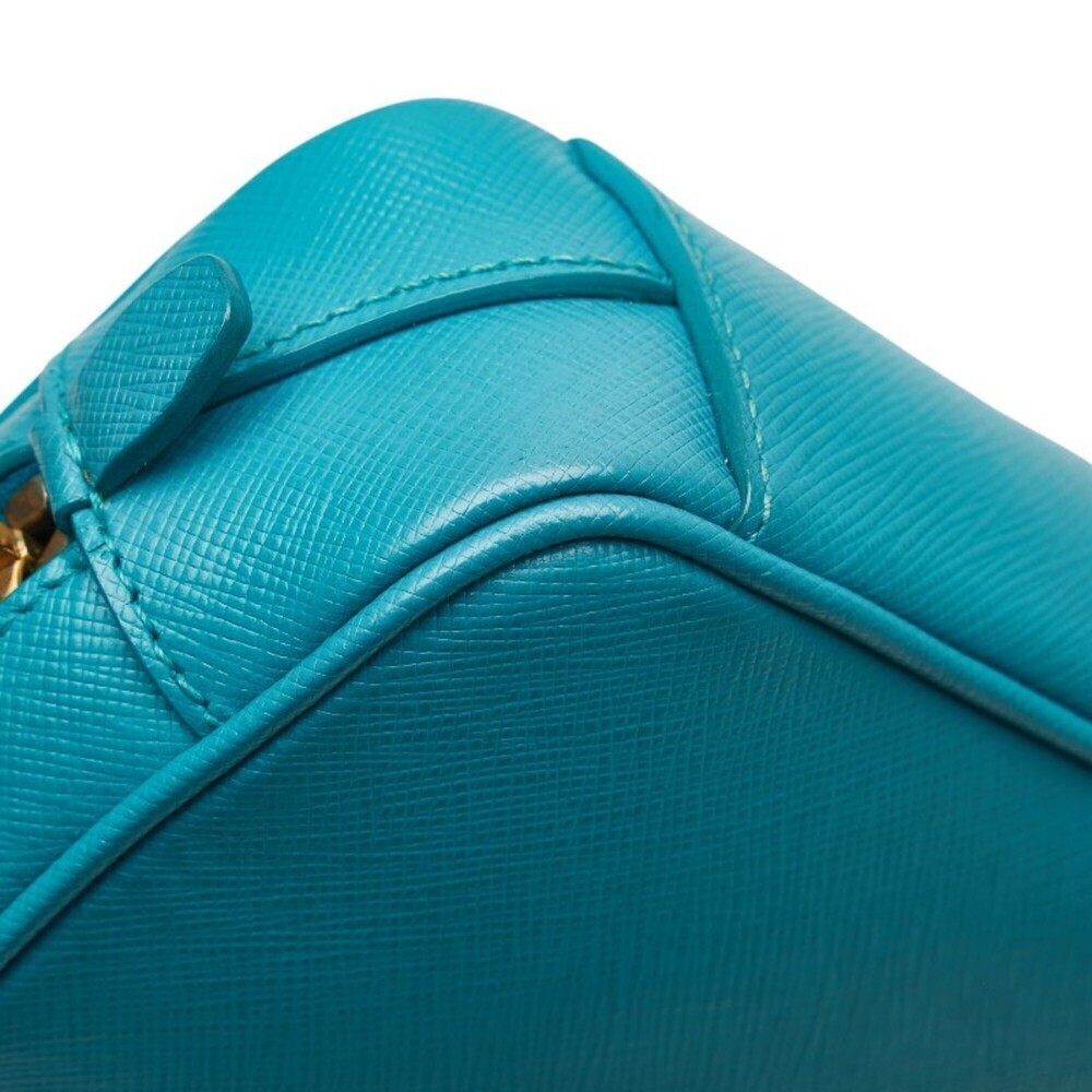 PRADA Blue Leather Shoulder Bag - Picture 5 of 13